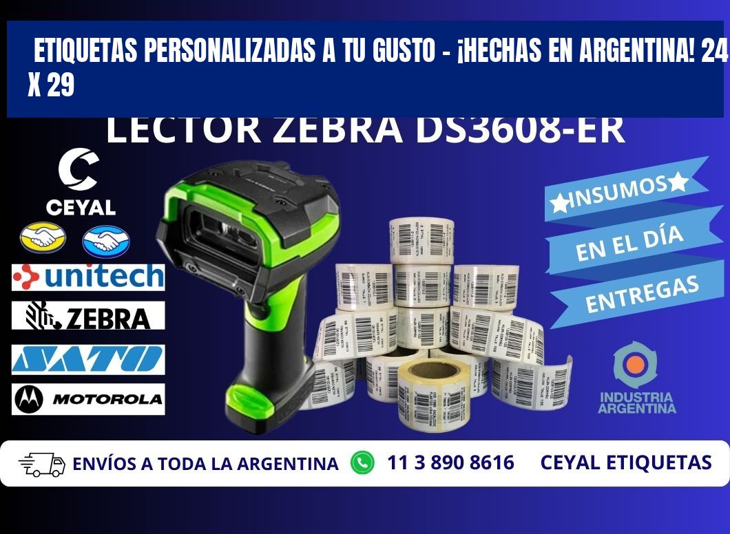 ETIQUETAS PERSONALIZADAS A TU GUSTO – ¡HECHAS EN ARGENTINA! 24 x 29