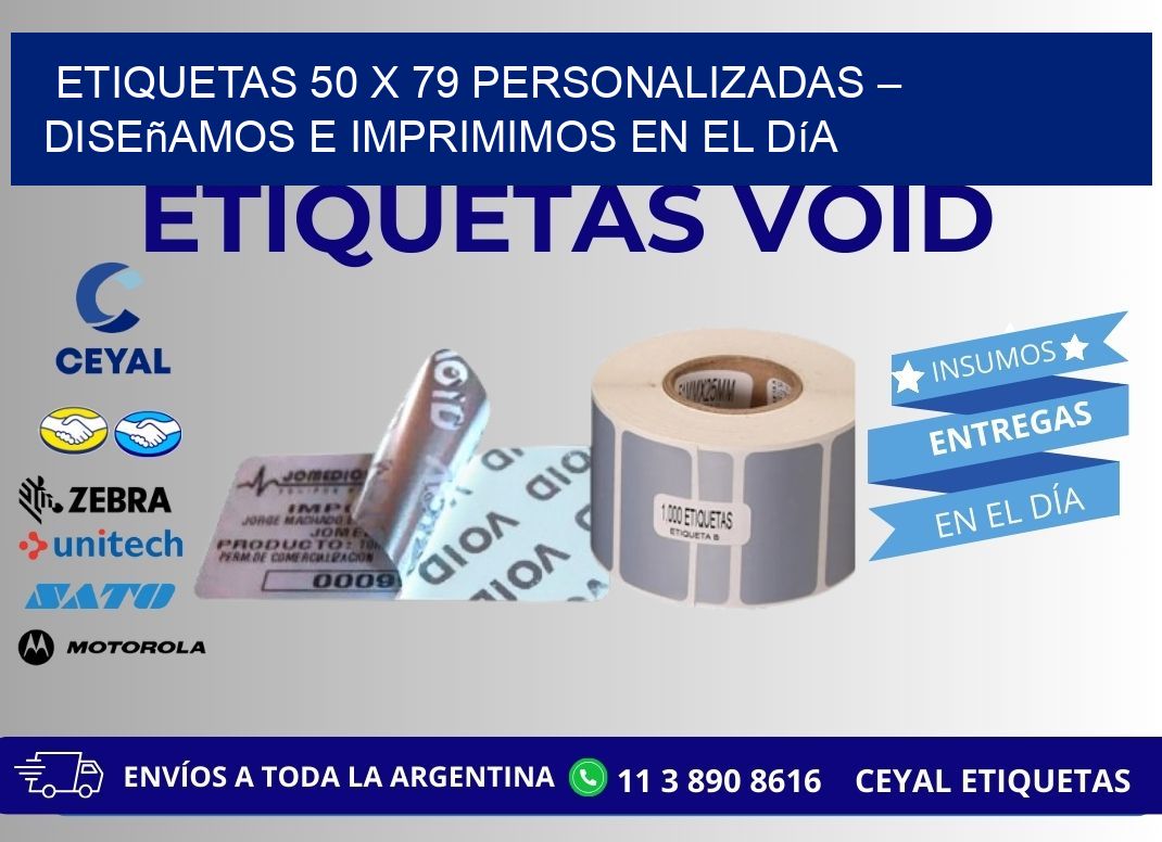 Etiquetas 50 x 79 Personalizadas – Diseñamos e Imprimimos en el Día