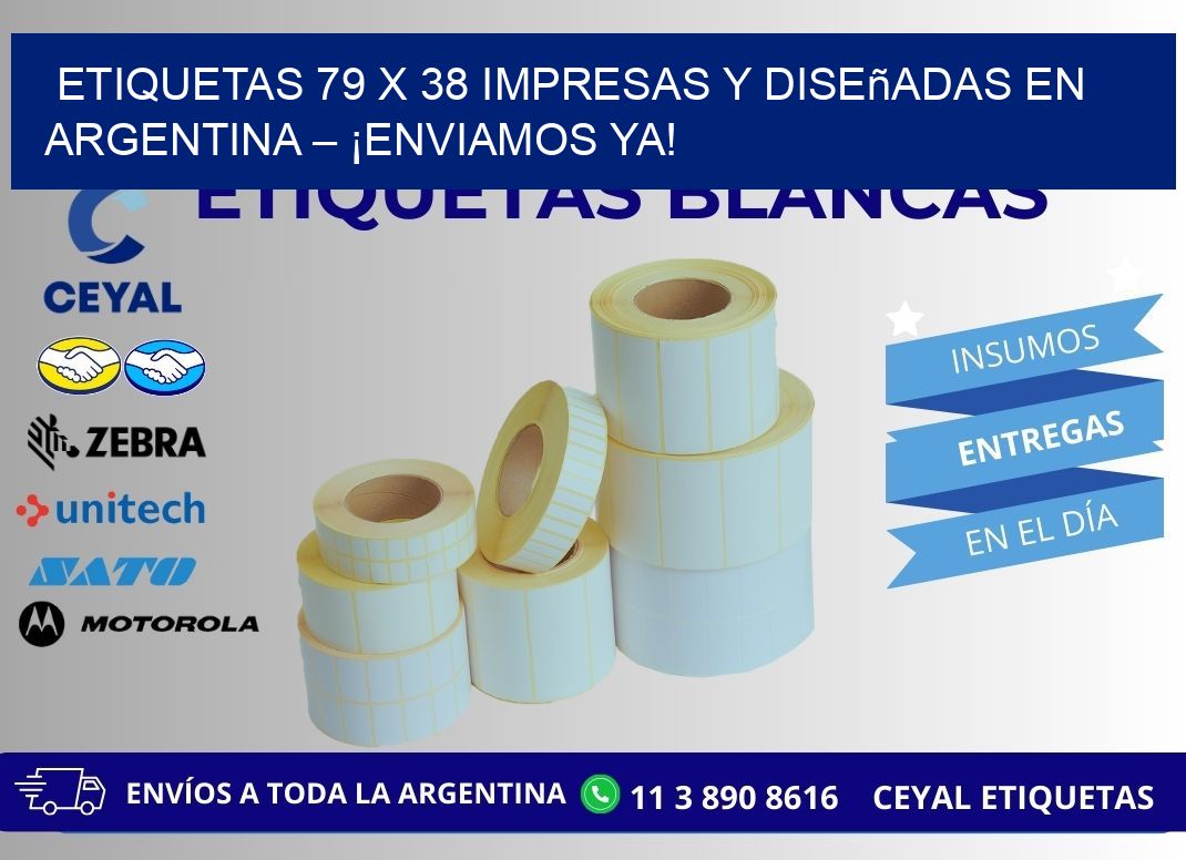 Etiquetas 79 x 38 Impresas y Diseñadas en Argentina – ¡Enviamos Ya!