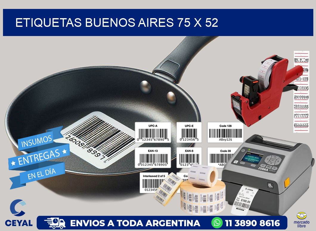 Etiquetas Buenos Aires 75 x 52