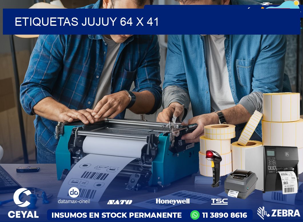 Etiquetas Jujuy 64 x 41