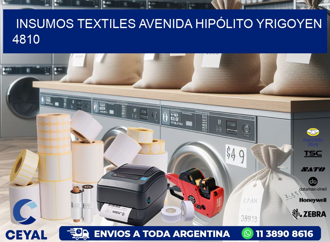 INSUMOS TEXTILES AVENIDA HIPÓLITO YRIGOYEN 4810