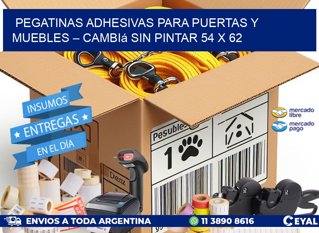 Pegatinas Adhesivas para Puertas y Muebles – Cambiá sin Pintar 54 x 62