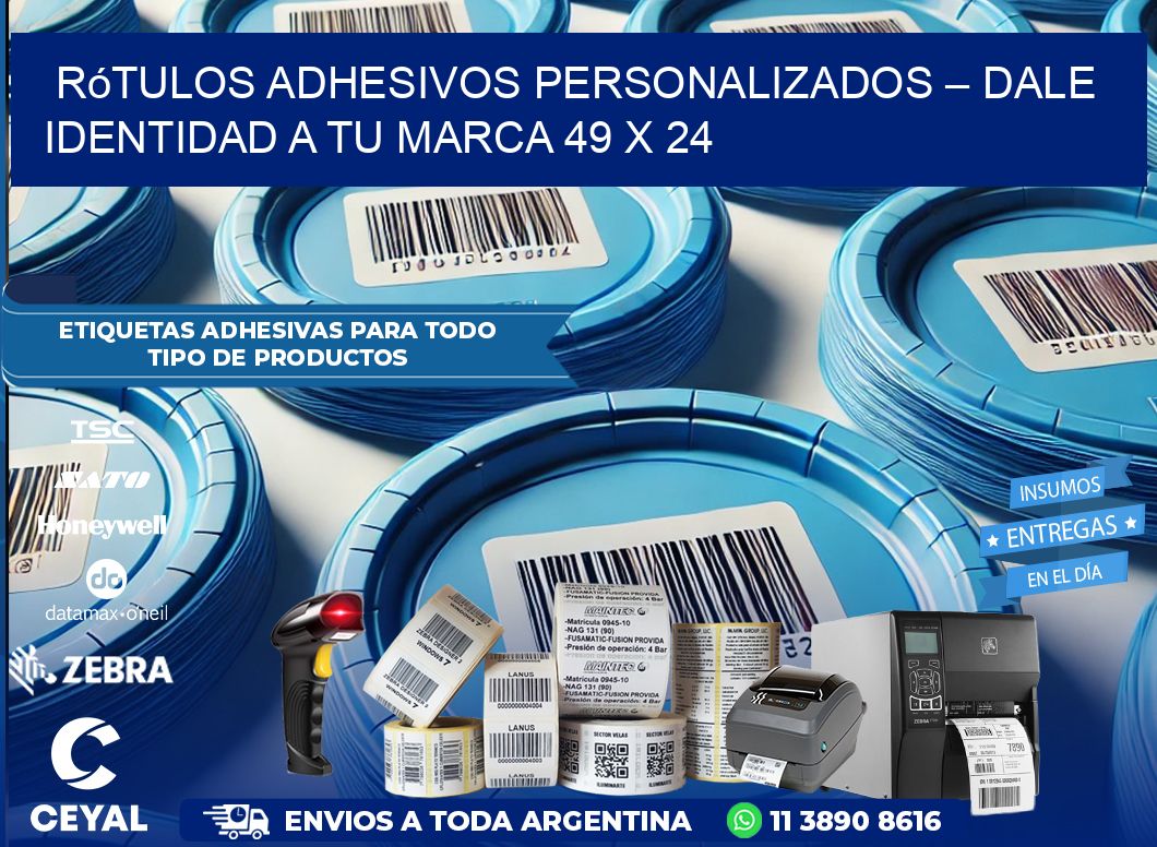 Rótulos Adhesivos Personalizados – Dale Identidad a Tu Marca 49 x 24