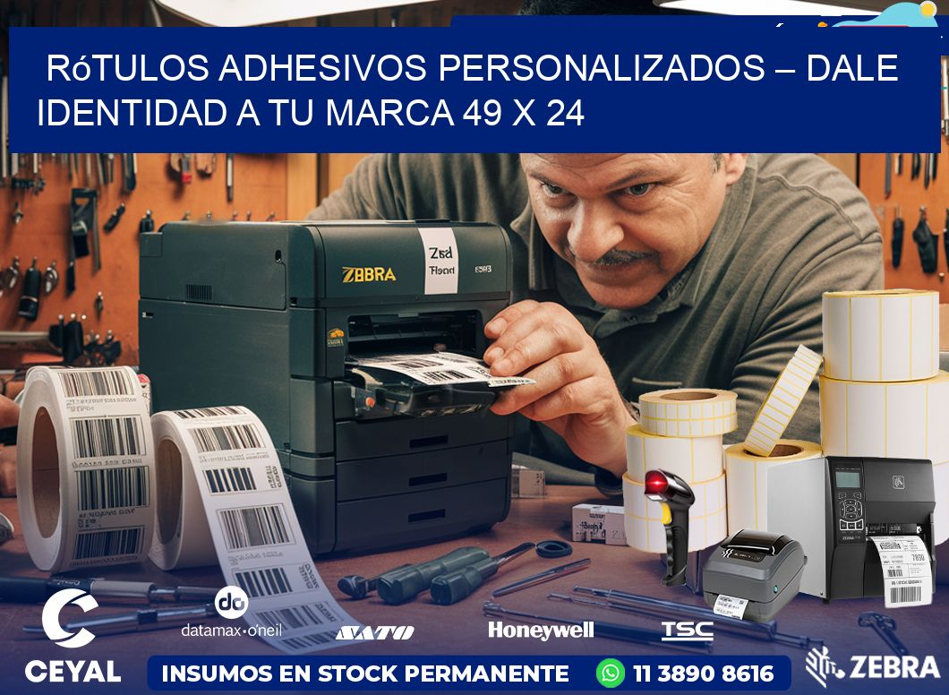 Rótulos Adhesivos Personalizados – Dale Identidad a Tu Marca 49 x 24