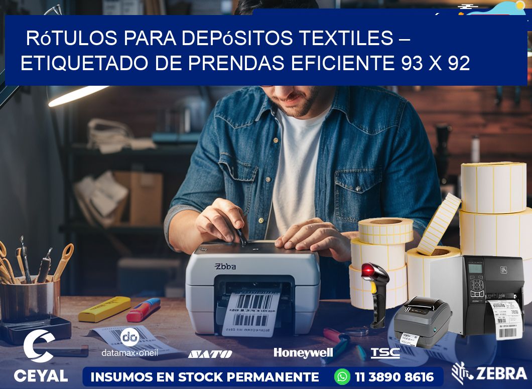 Rótulos para Depósitos Textiles – Etiquetado de Prendas Eficiente 93 x 92