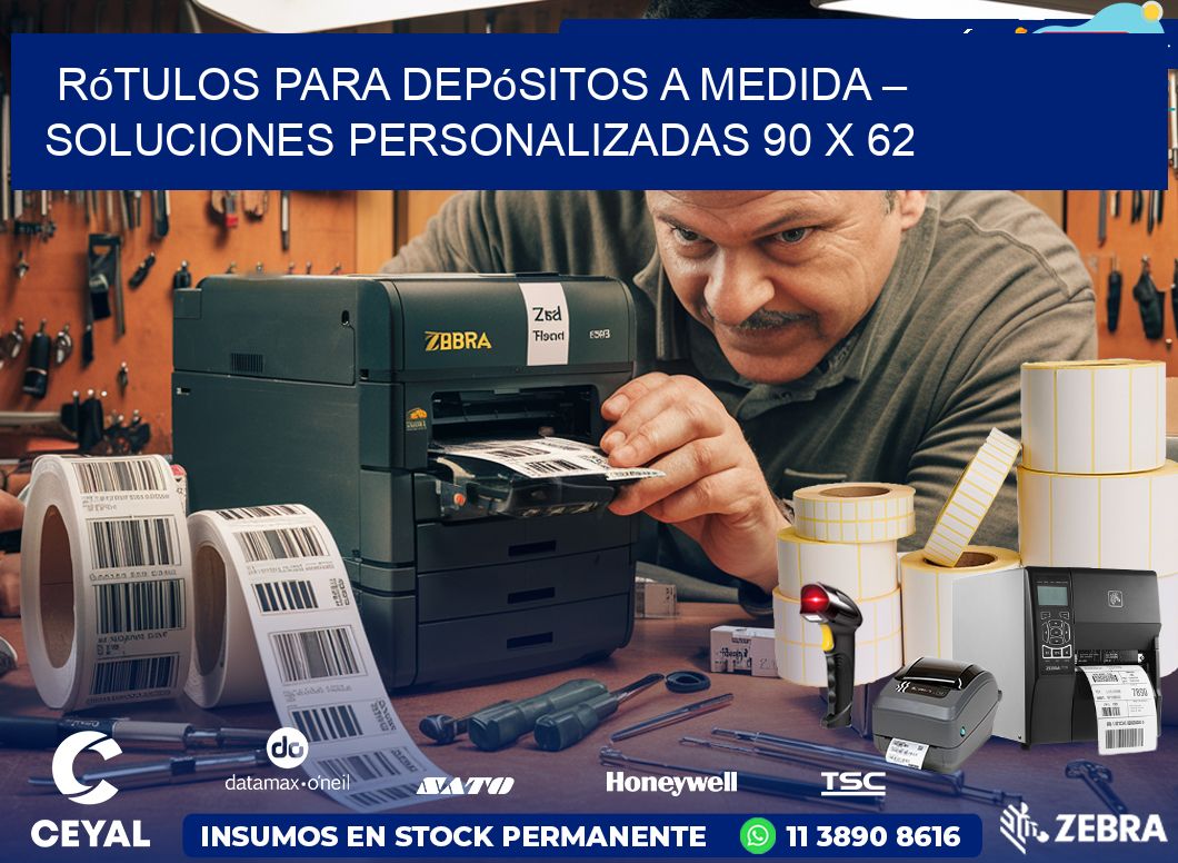 Rótulos para Depósitos a Medida – Soluciones Personalizadas 90 x 62