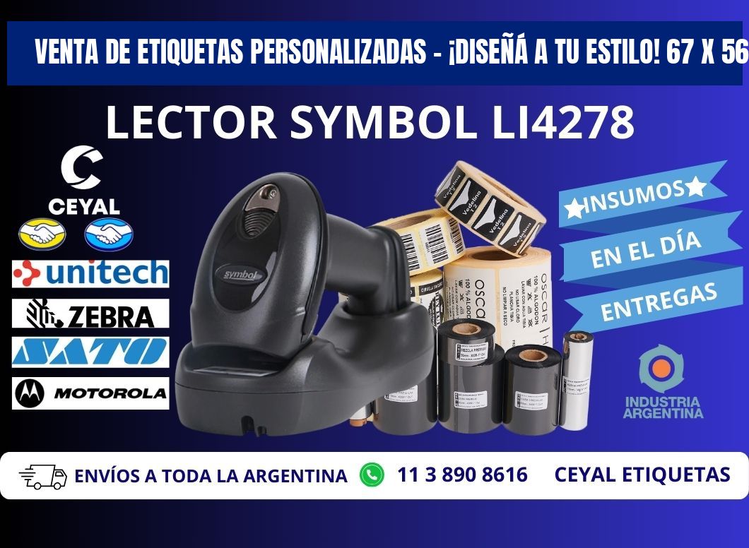 VENTA DE ETIQUETAS PERSONALIZADAS – ¡DISEÑÁ A TU ESTILO! 67 x 56