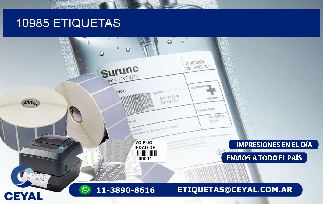 10985 ETIQUETAS