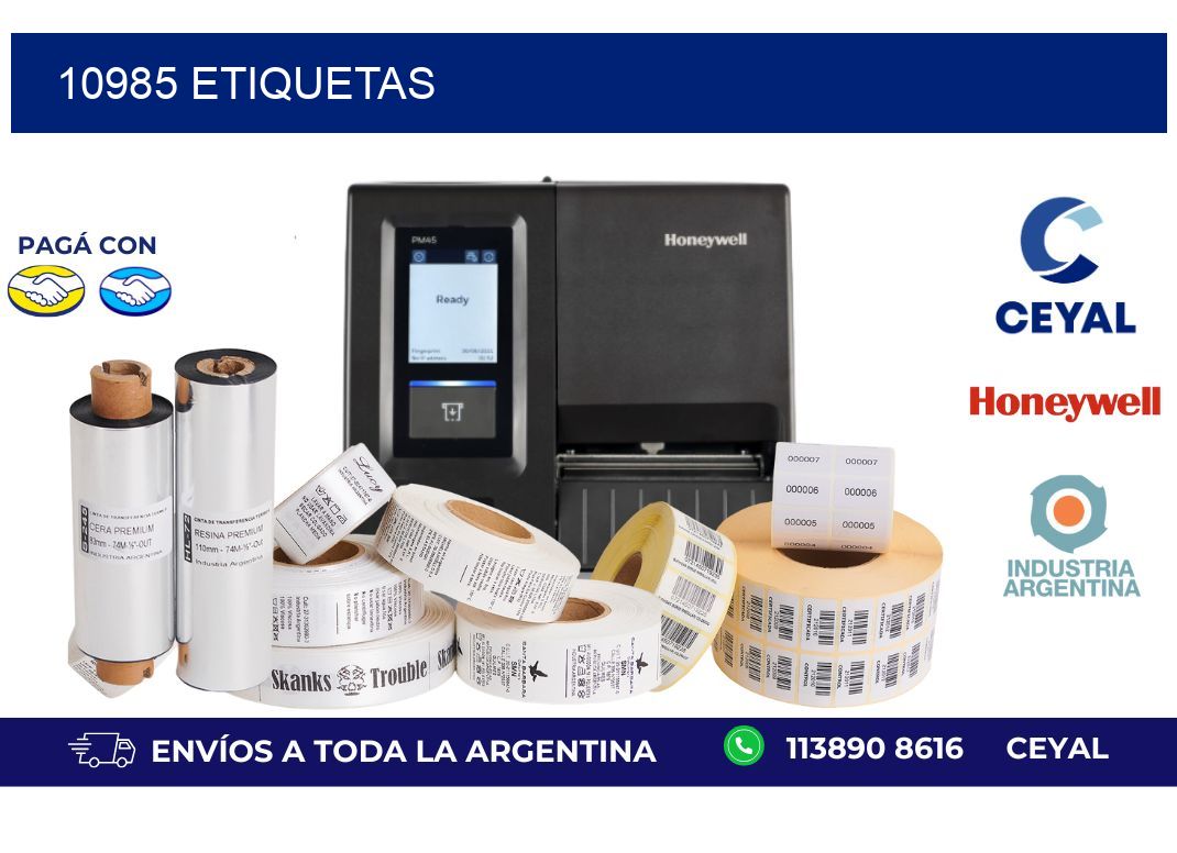10985 ETIQUETAS