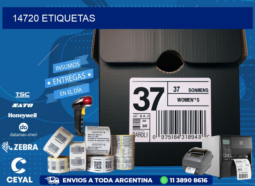 14720 ETIQUETAS