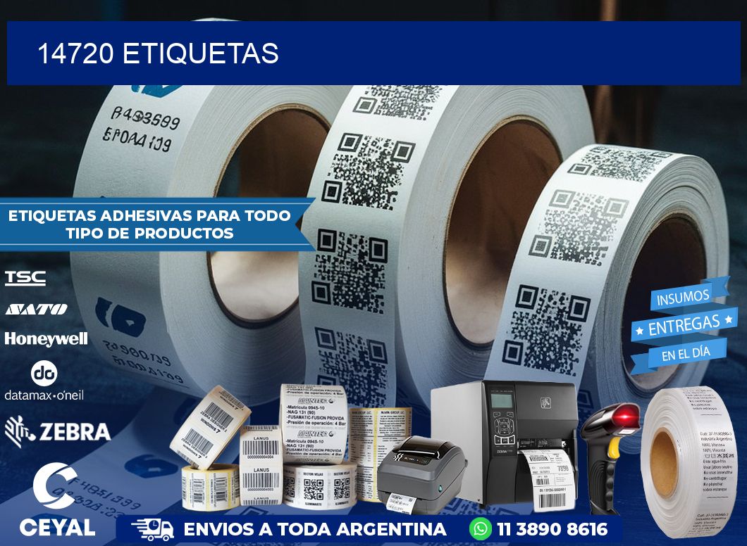 14720 ETIQUETAS