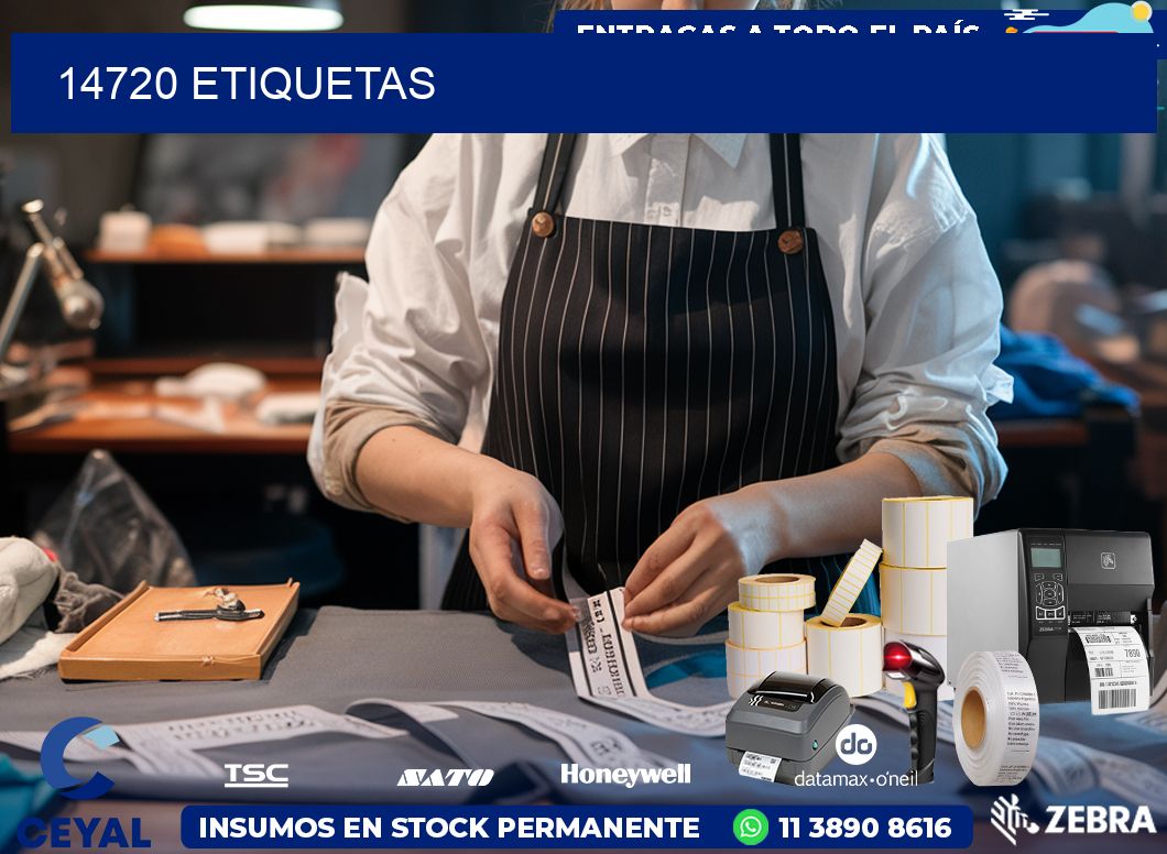 14720 ETIQUETAS