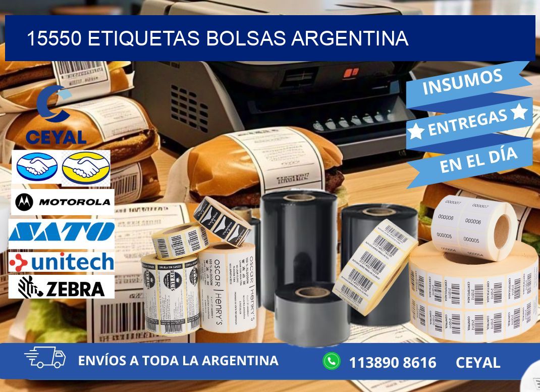 15550 ETIQUETAS BOLSAS ARGENTINA