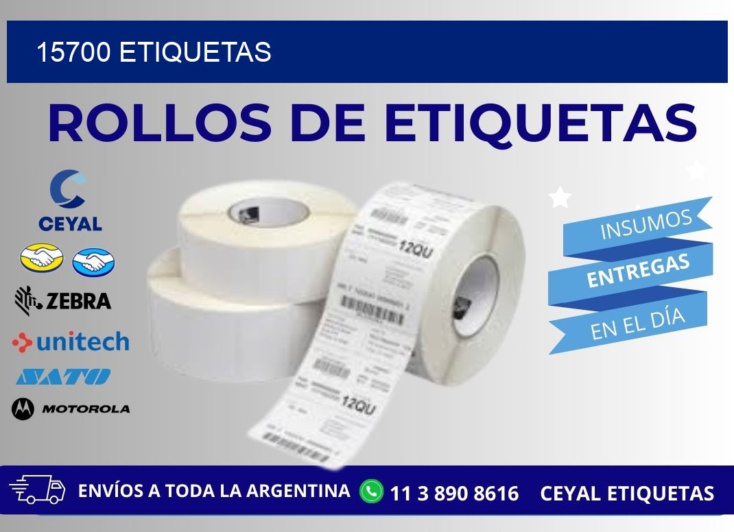 15700 ETIQUETAS