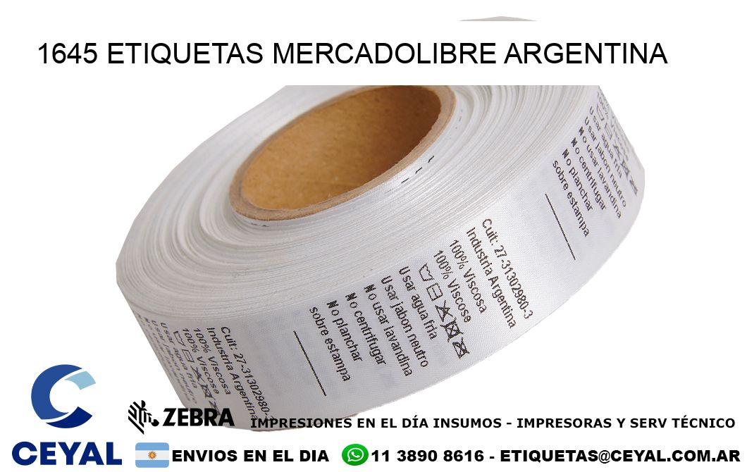 1645 ETIQUETAS MERCADOLIBRE ARGENTINA