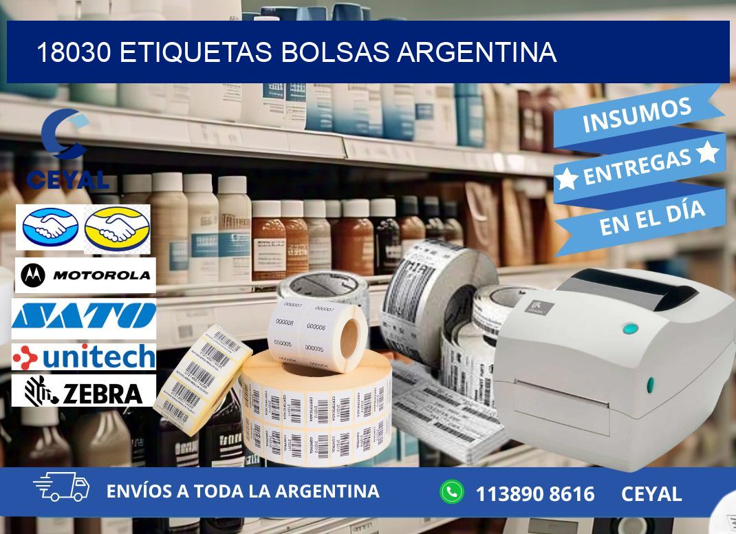 18030 ETIQUETAS BOLSAS ARGENTINA