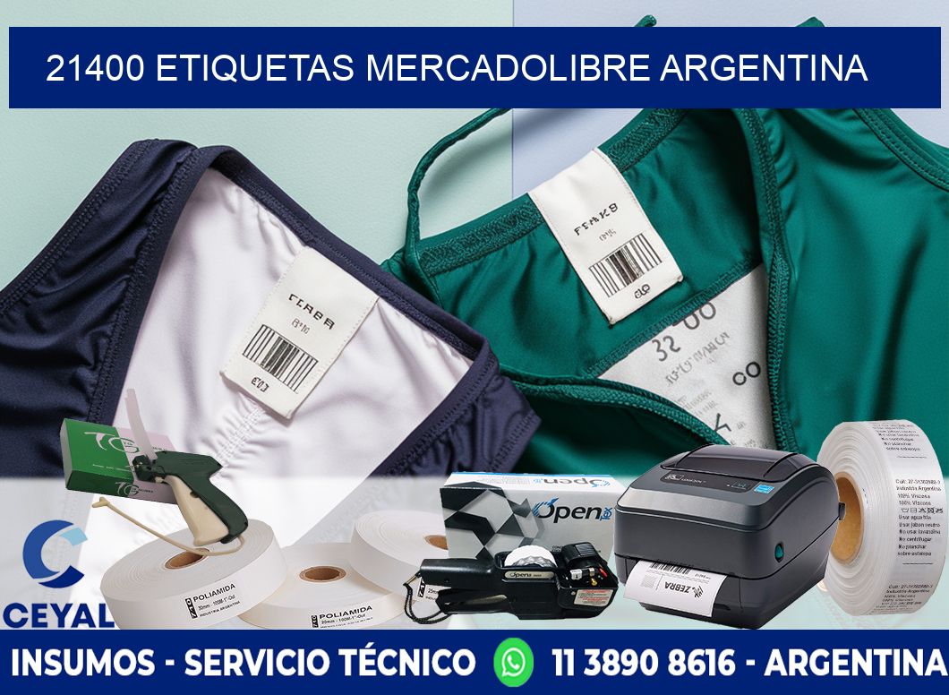 21400 ETIQUETAS MERCADOLIBRE ARGENTINA