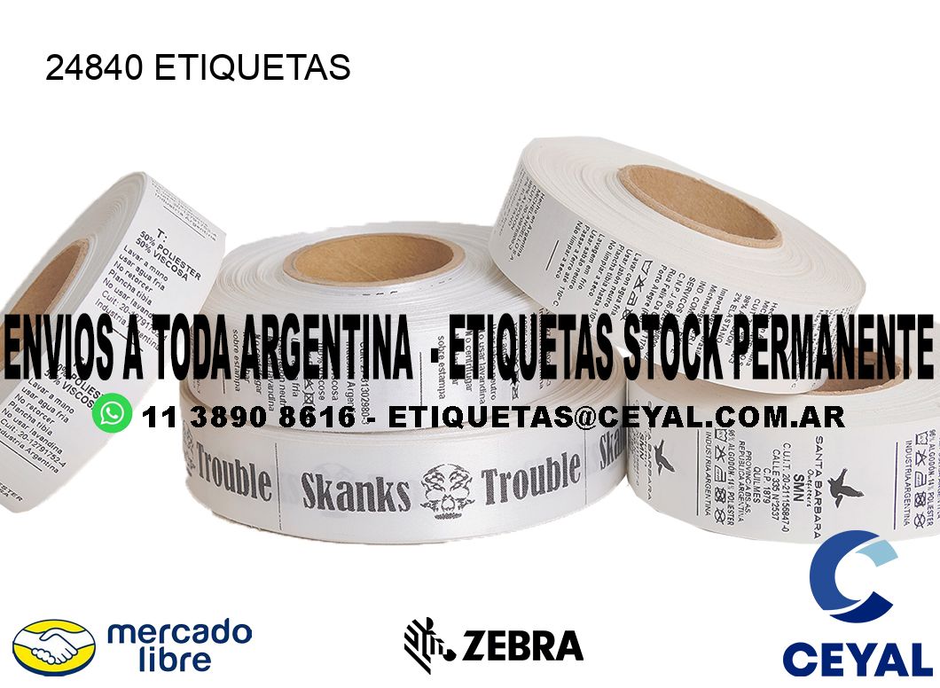 24840 ETIQUETAS
