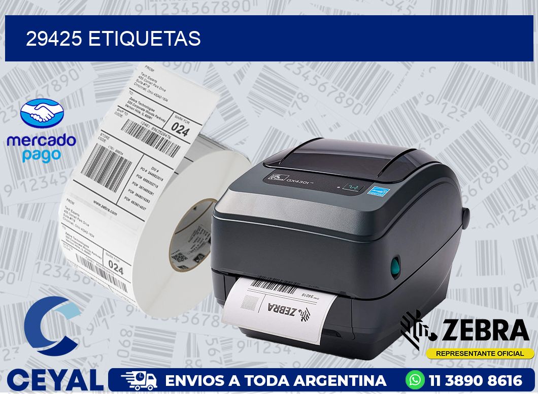 29425 ETIQUETAS