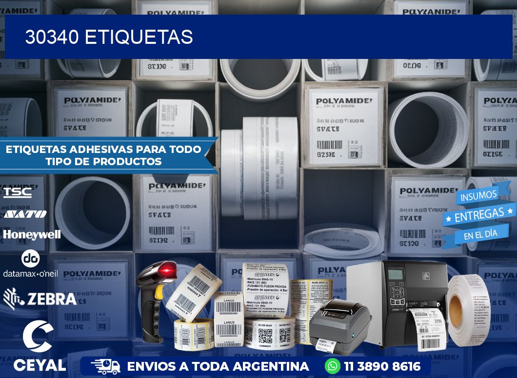 30340 ETIQUETAS