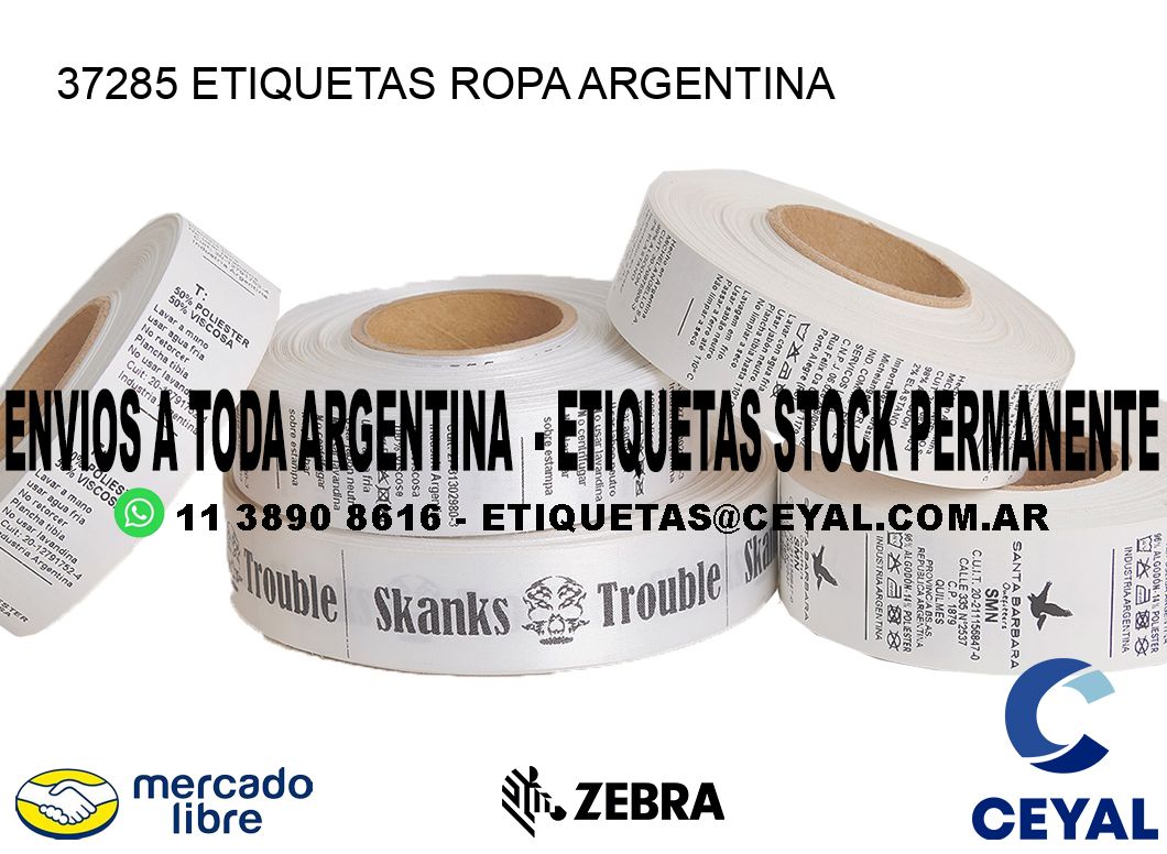 37285 ETIQUETAS ROPA ARGENTINA