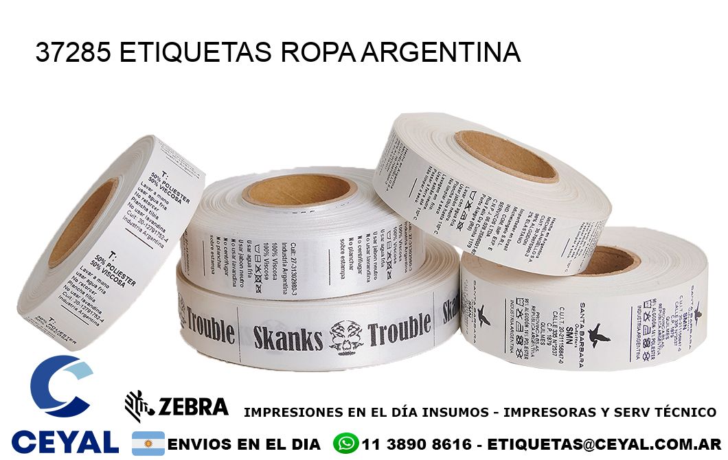 37285 ETIQUETAS ROPA ARGENTINA