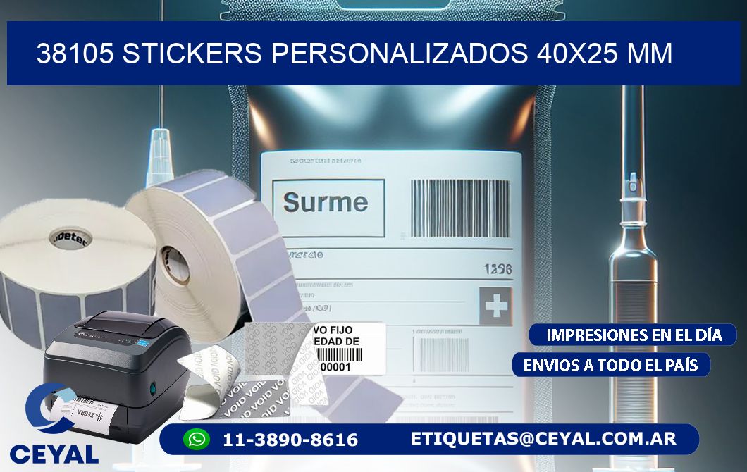 38105 STICKERS PERSONALIZADOS 40×25 mm