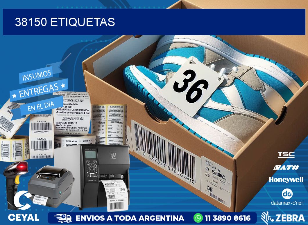 38150 ETIQUETAS