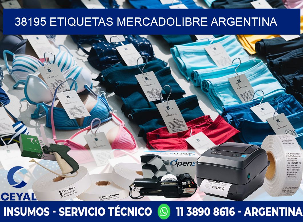 38195 ETIQUETAS MERCADOLIBRE ARGENTINA