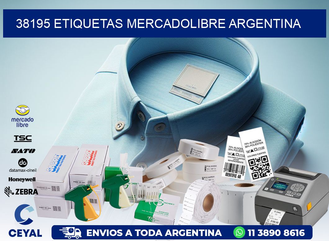 38195 ETIQUETAS MERCADOLIBRE ARGENTINA