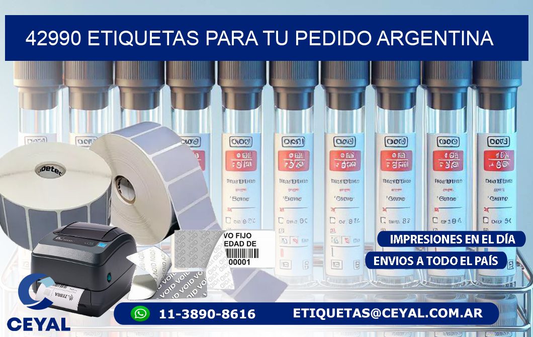 42990 ETIQUETAS PARA TU PEDIDO ARGENTINA