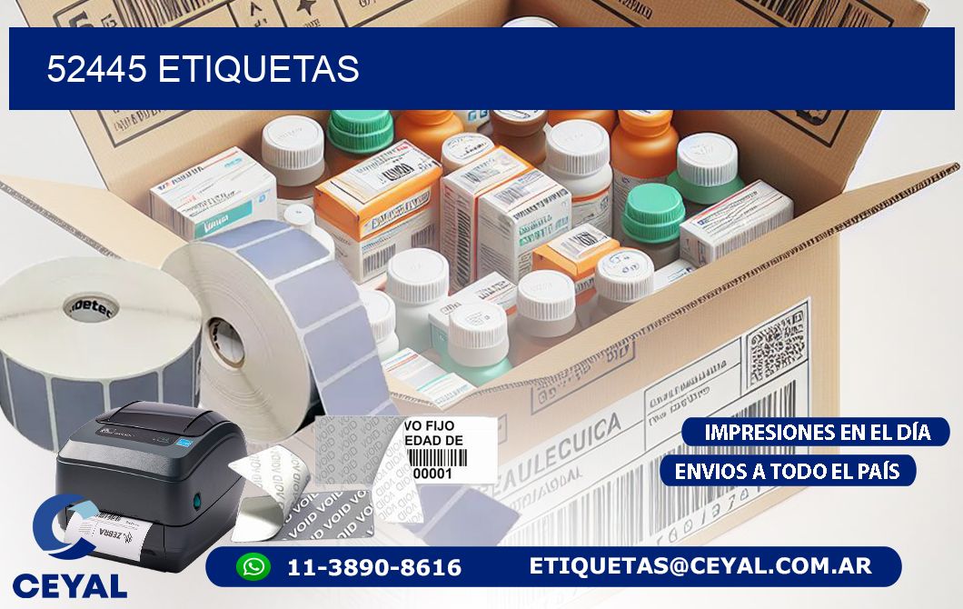 52445 ETIQUETAS