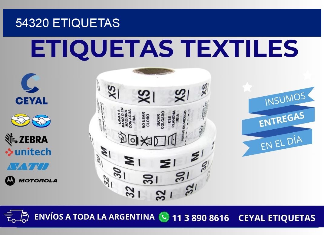 54320 ETIQUETAS