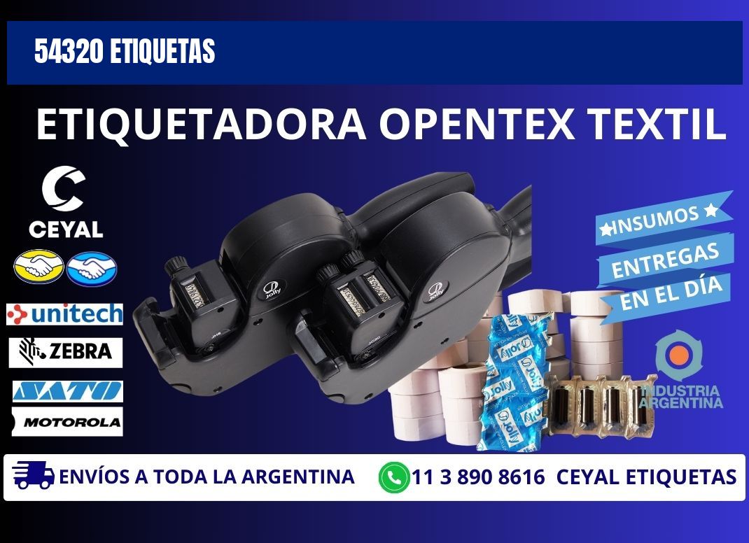 54320 ETIQUETAS