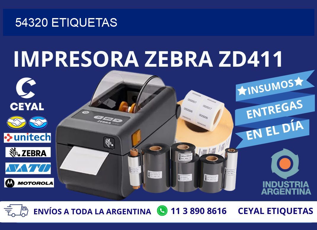 54320 ETIQUETAS