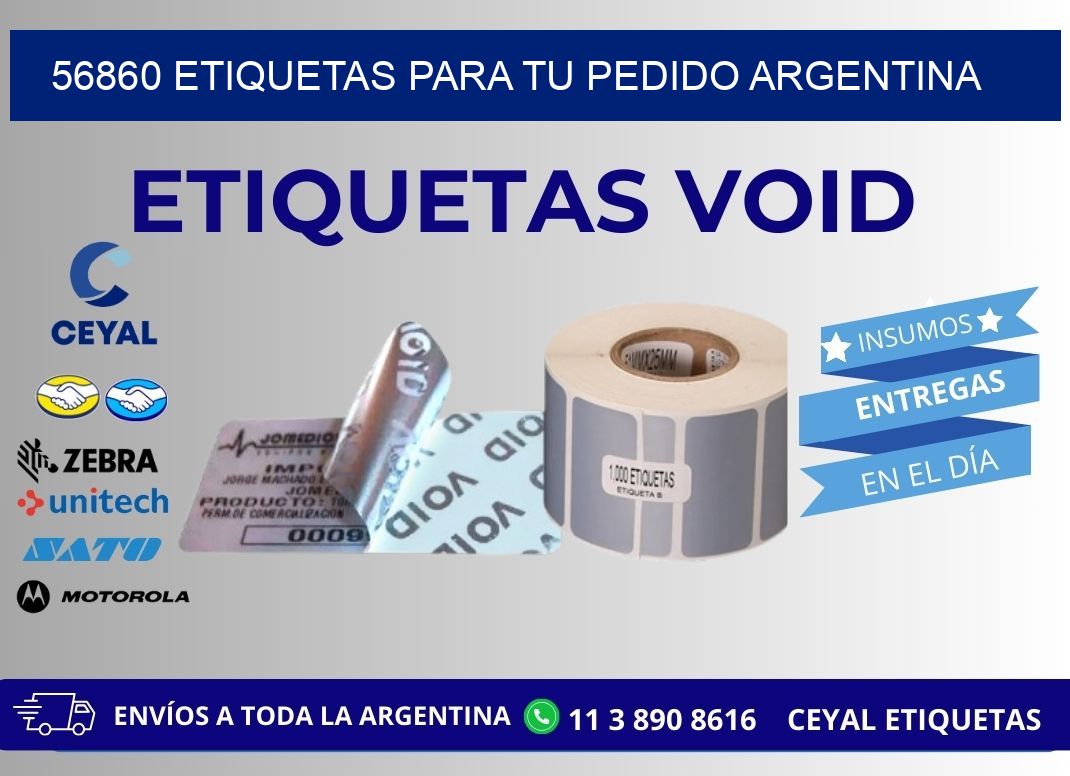 56860 ETIQUETAS PARA TU PEDIDO ARGENTINA