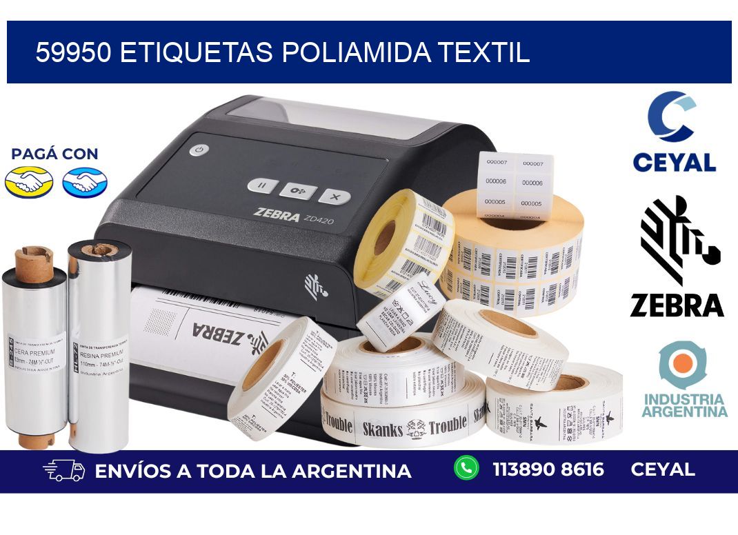 59950 ETIQUETAS POLIAMIDA TEXTIL