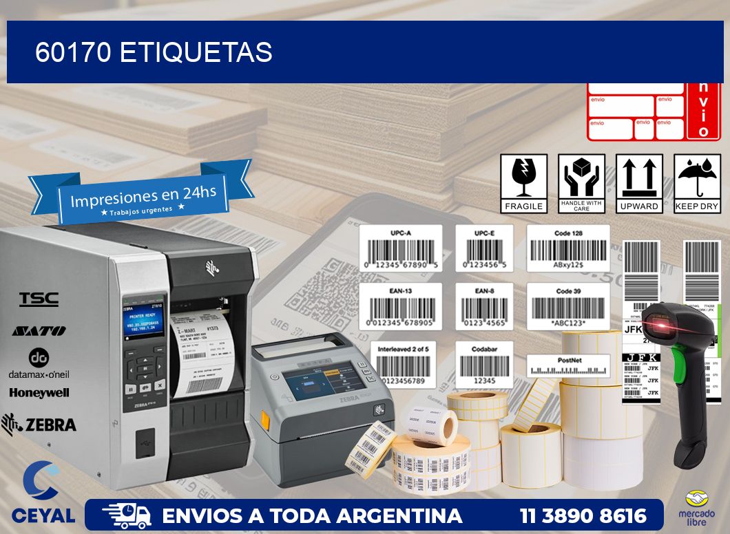 60170 ETIQUETAS