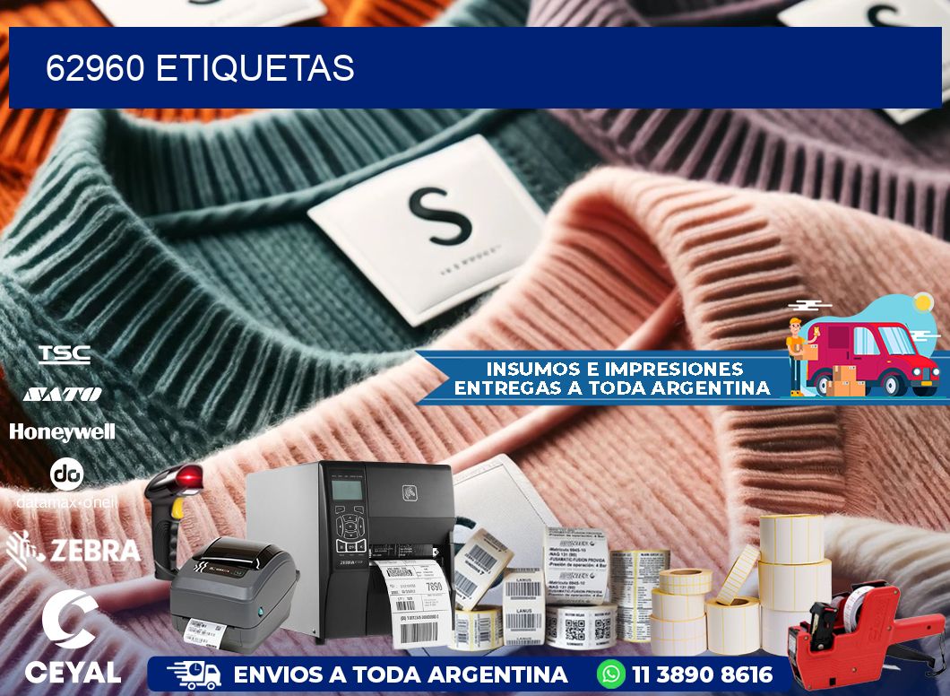 62960 ETIQUETAS