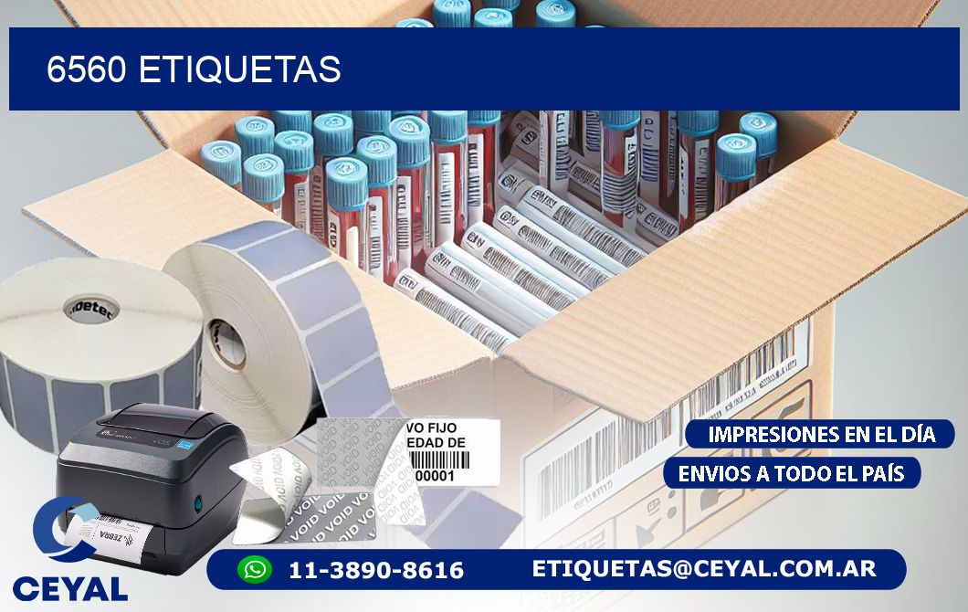 6560 ETIQUETAS