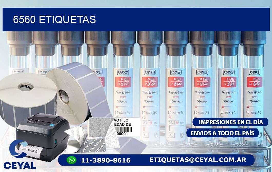 6560 ETIQUETAS