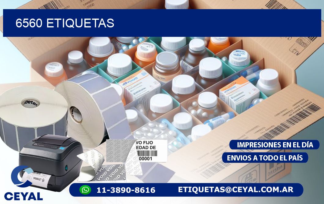 6560 ETIQUETAS