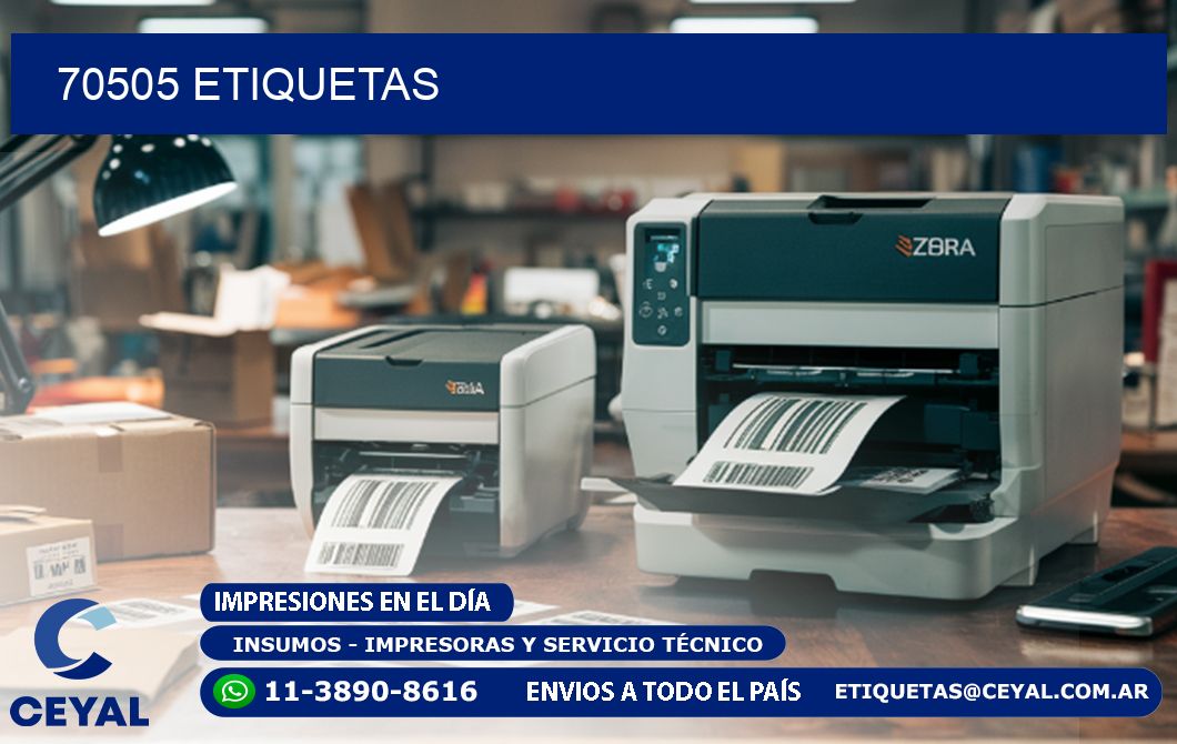 70505 ETIQUETAS