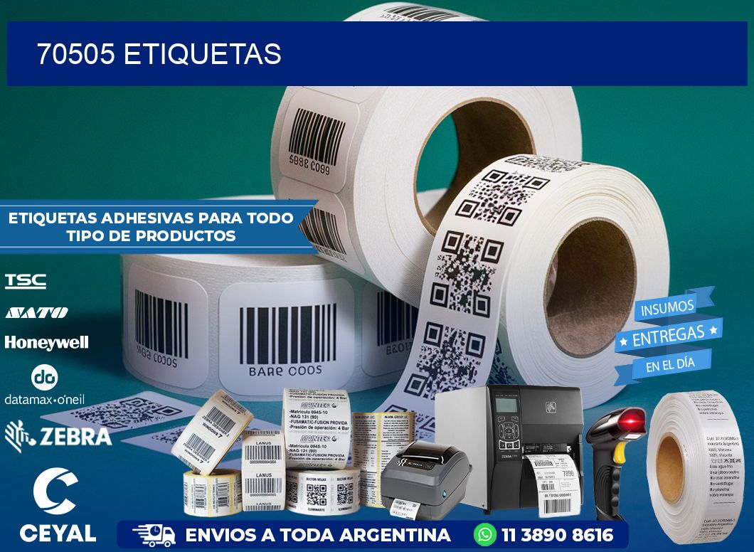 70505 ETIQUETAS