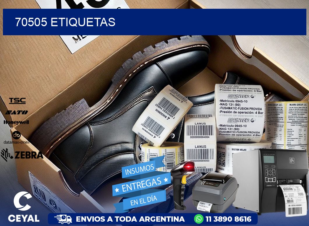 70505 ETIQUETAS