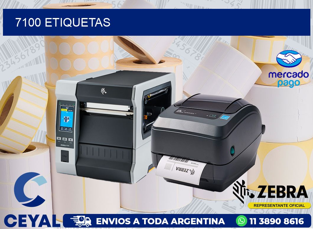 7100 ETIQUETAS