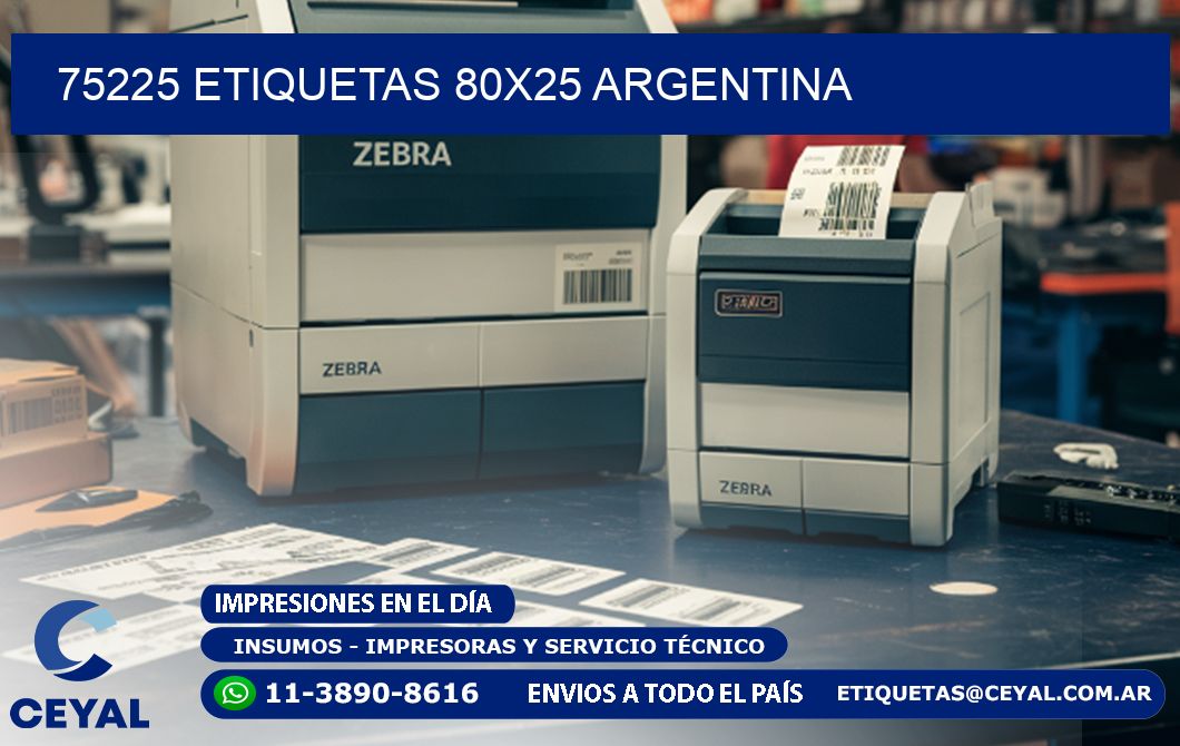 75225 ETIQUETAS 80x25 argentina