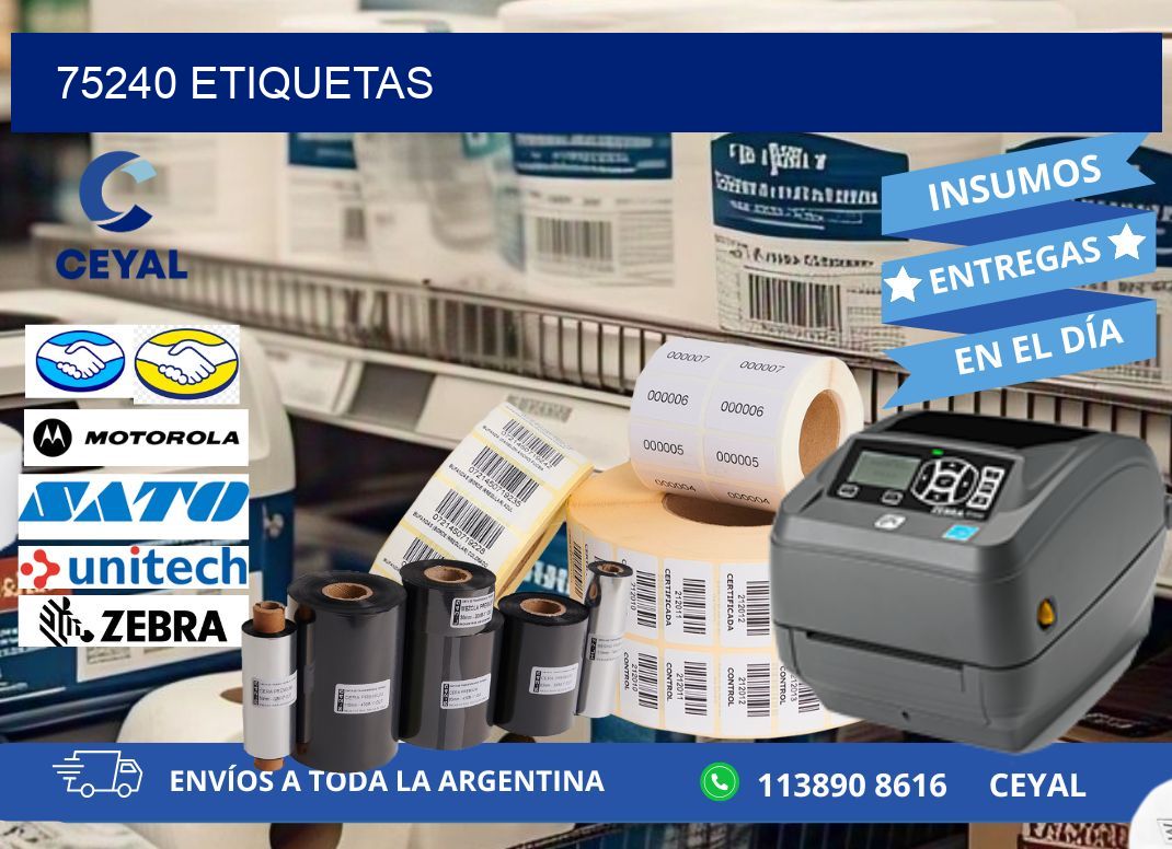 75240 ETIQUETAS
