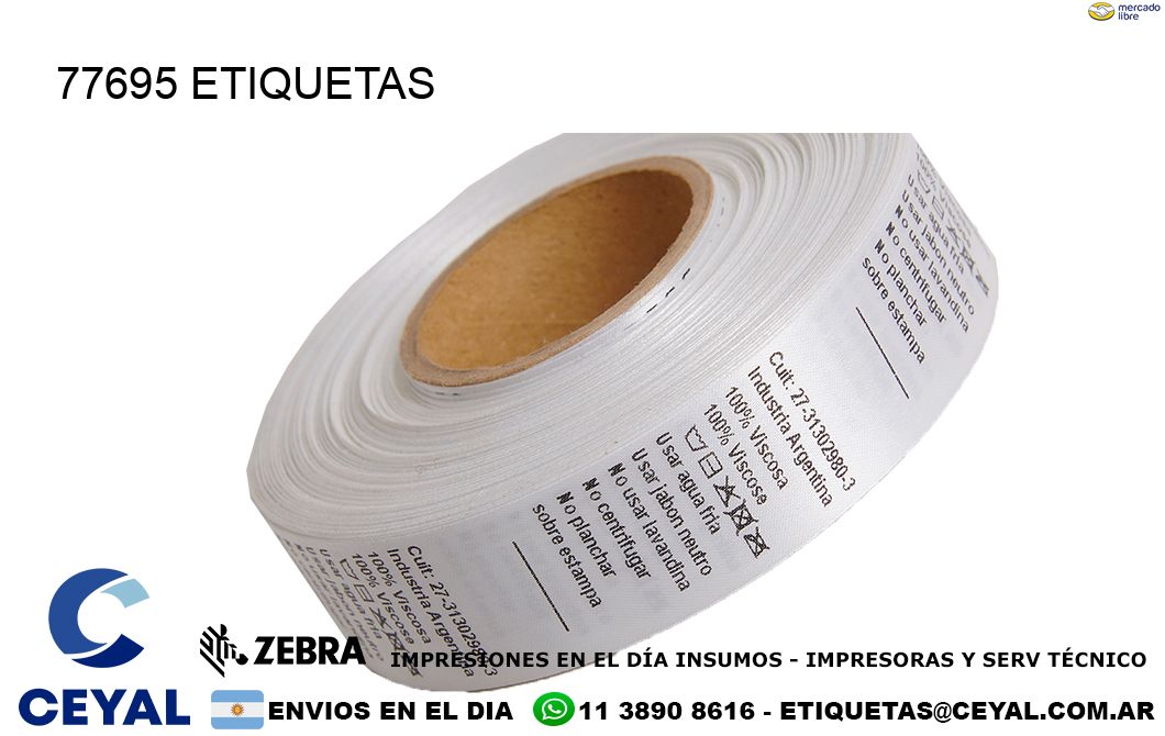 77695 ETIQUETAS